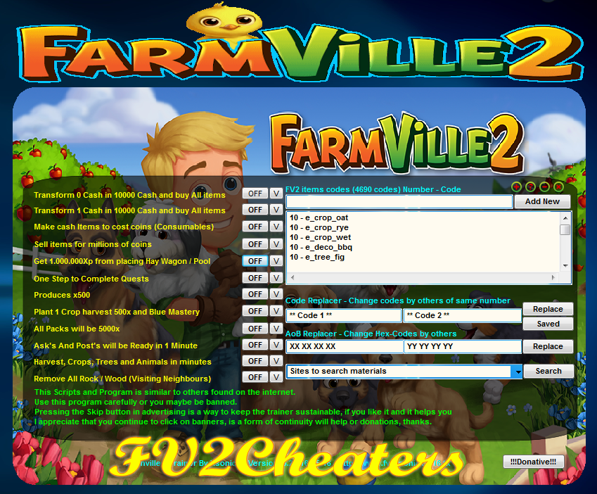 Favor Pack Cheat Farmville 2