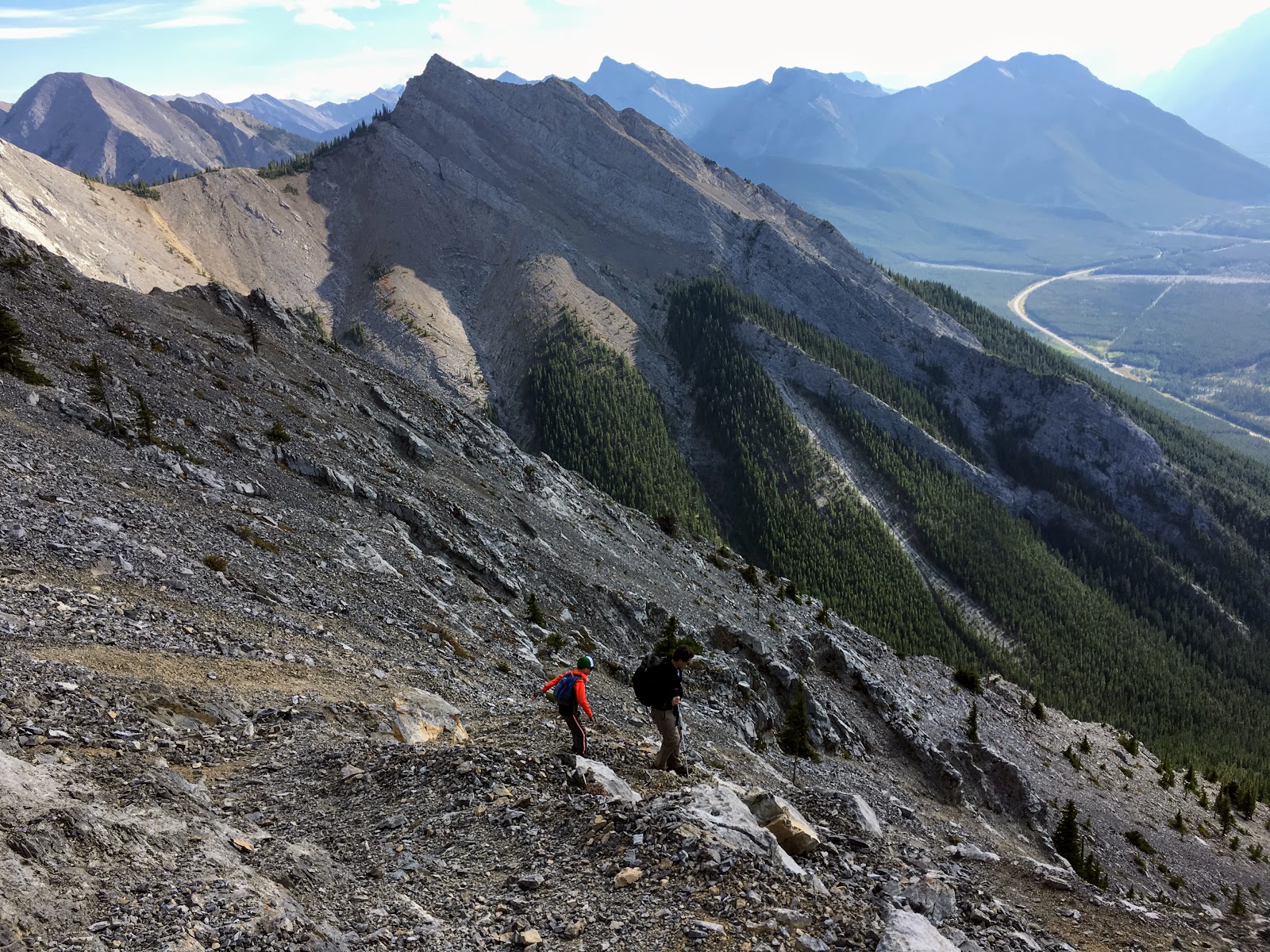 Family Adventures in the Canadian Rockies Mount Baldy Double Summit Traverse from Baldy Pass