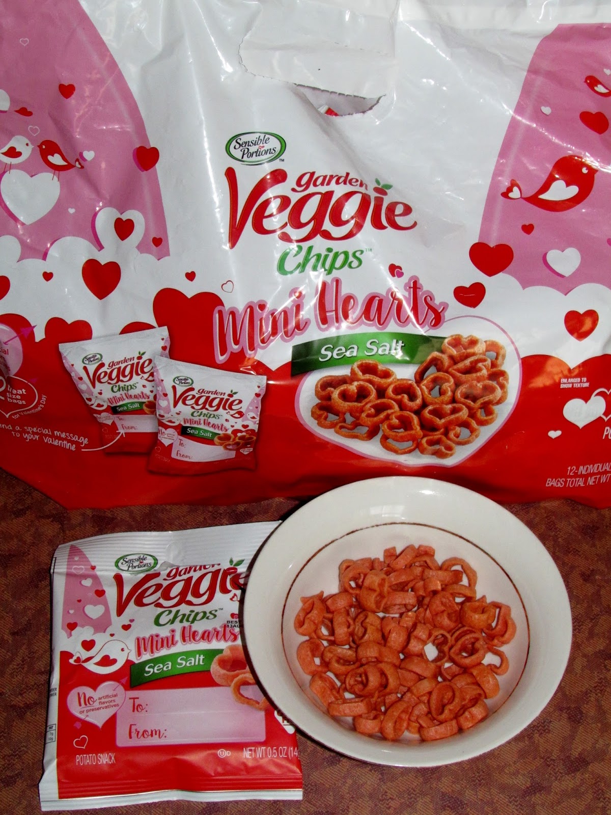 Heck Of A Bunch Sensible Portions Garden Veggie Chips Mini Hearts Review