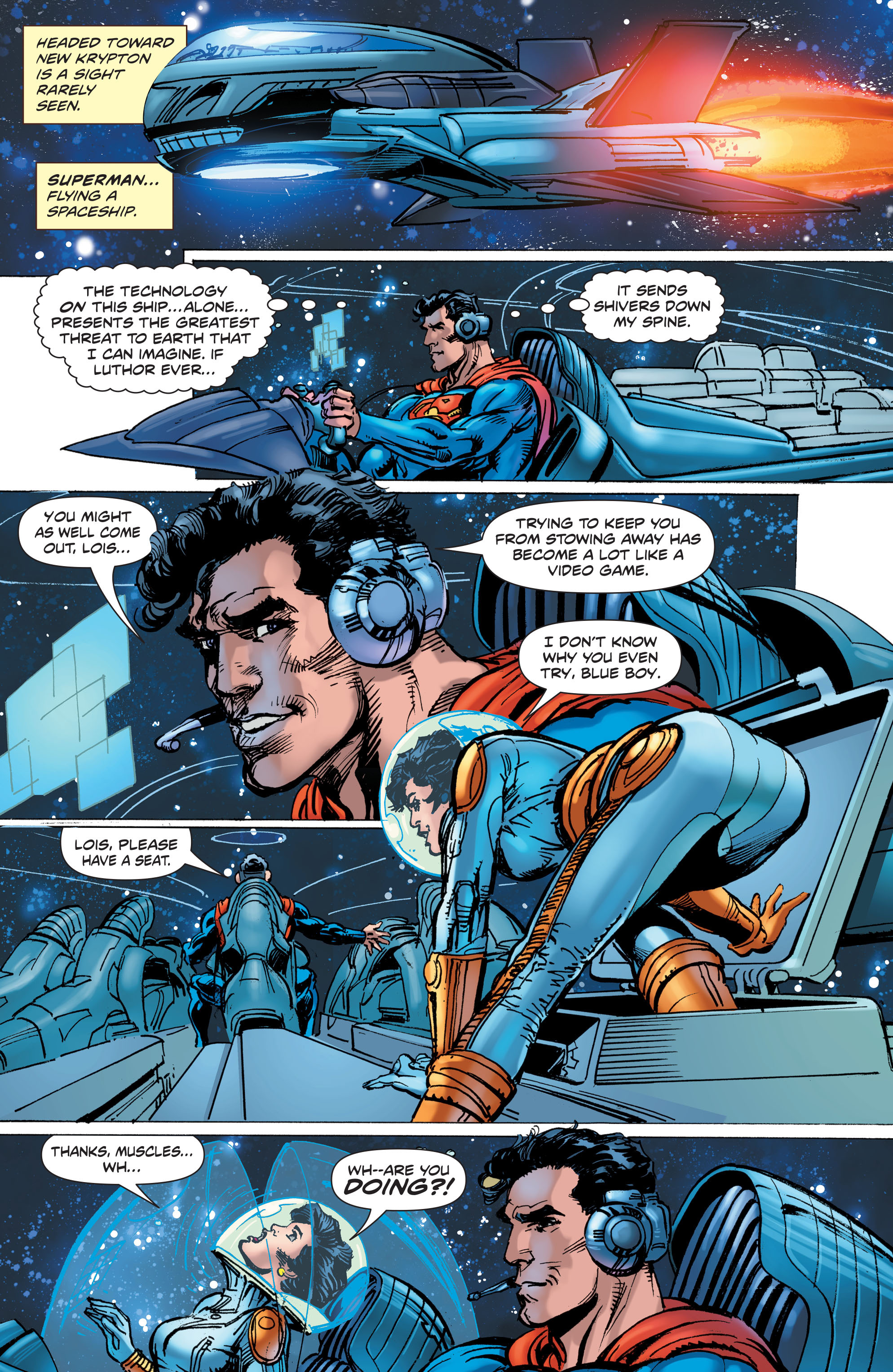 Read online Superman: The Coming of the Supermen comic -  Issue #3 - 9