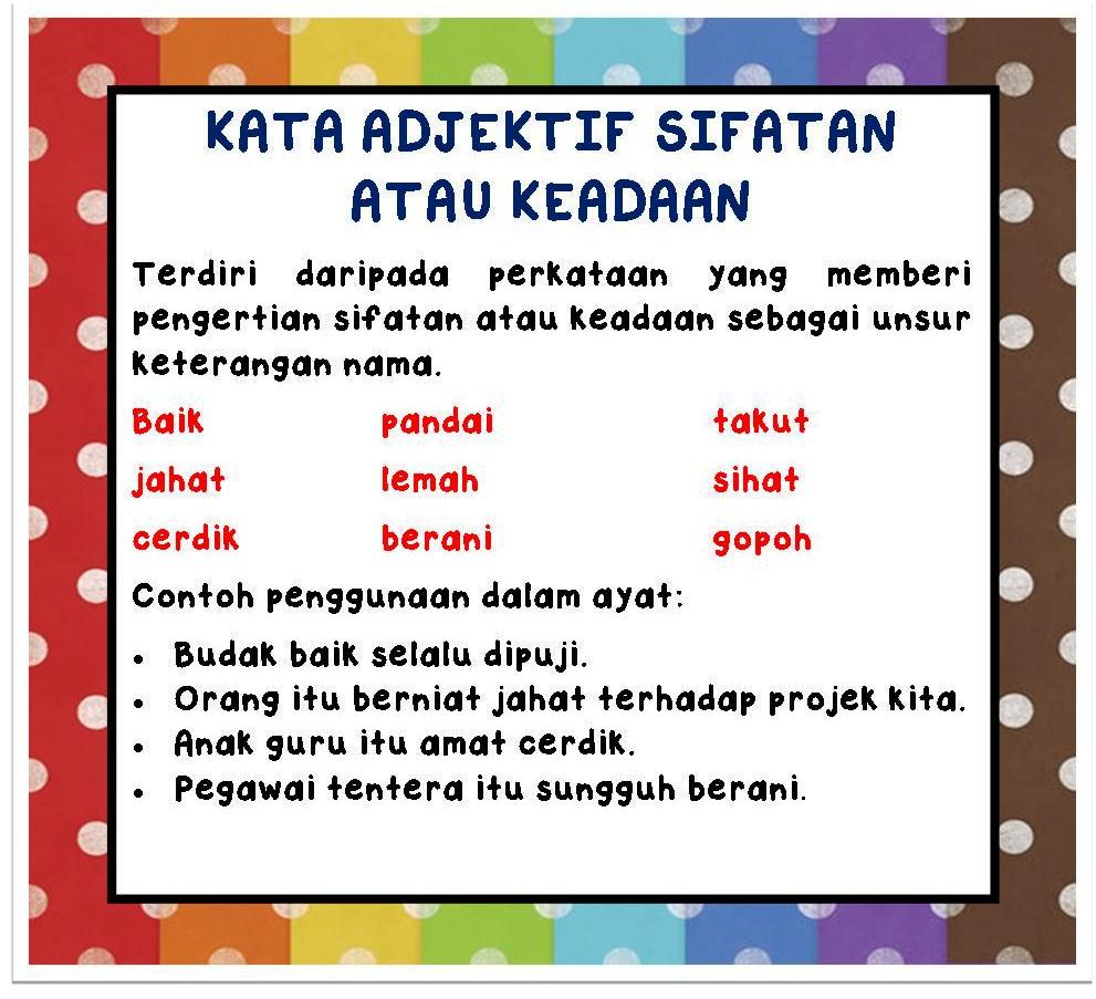 Image Gallery kata adjektif