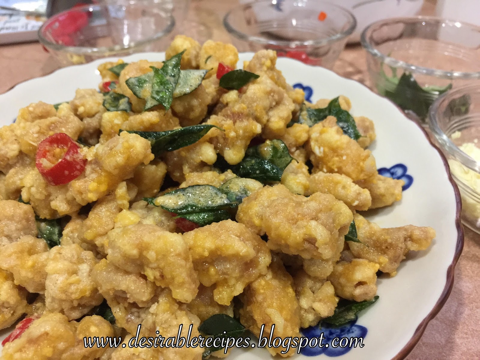 Salted Eggs Chicken