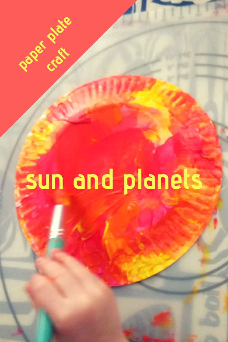 Paper Plate Spin Art Planets - Craftulate