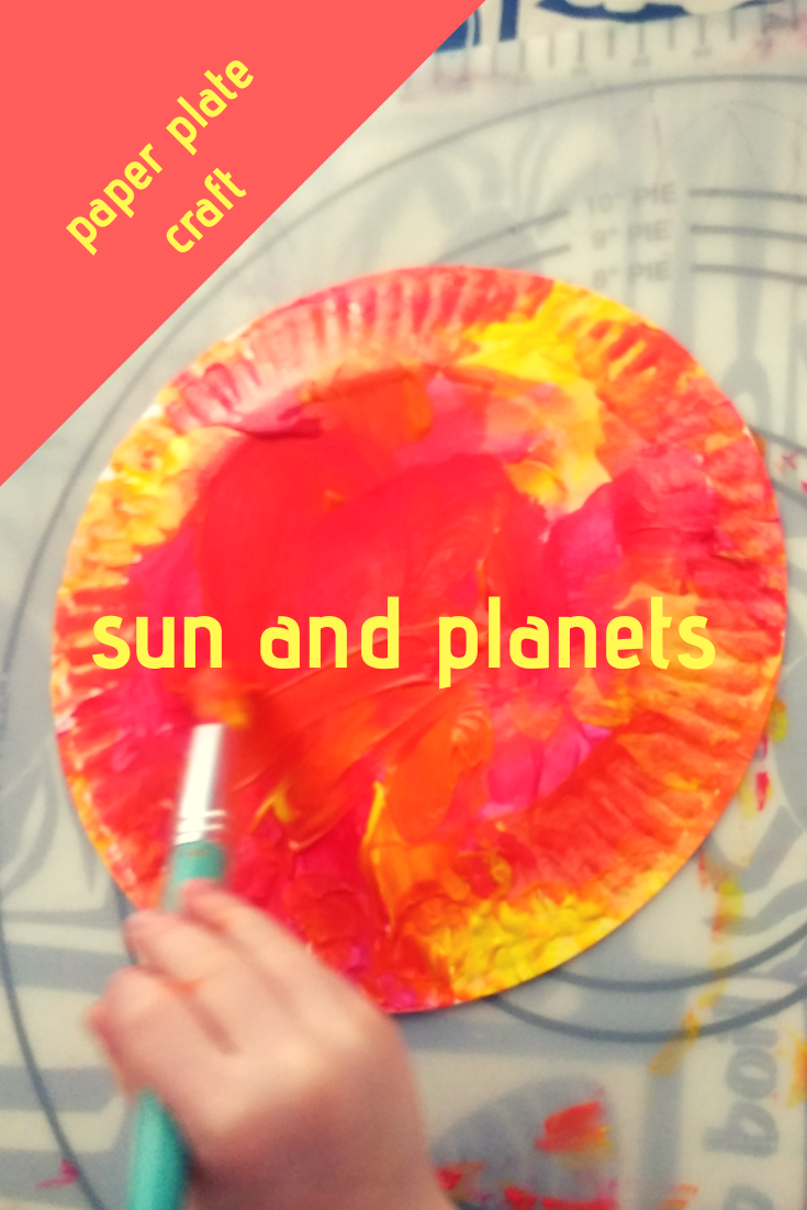 Paper Plate Sun and Craft for Toddlers and Preschoolers