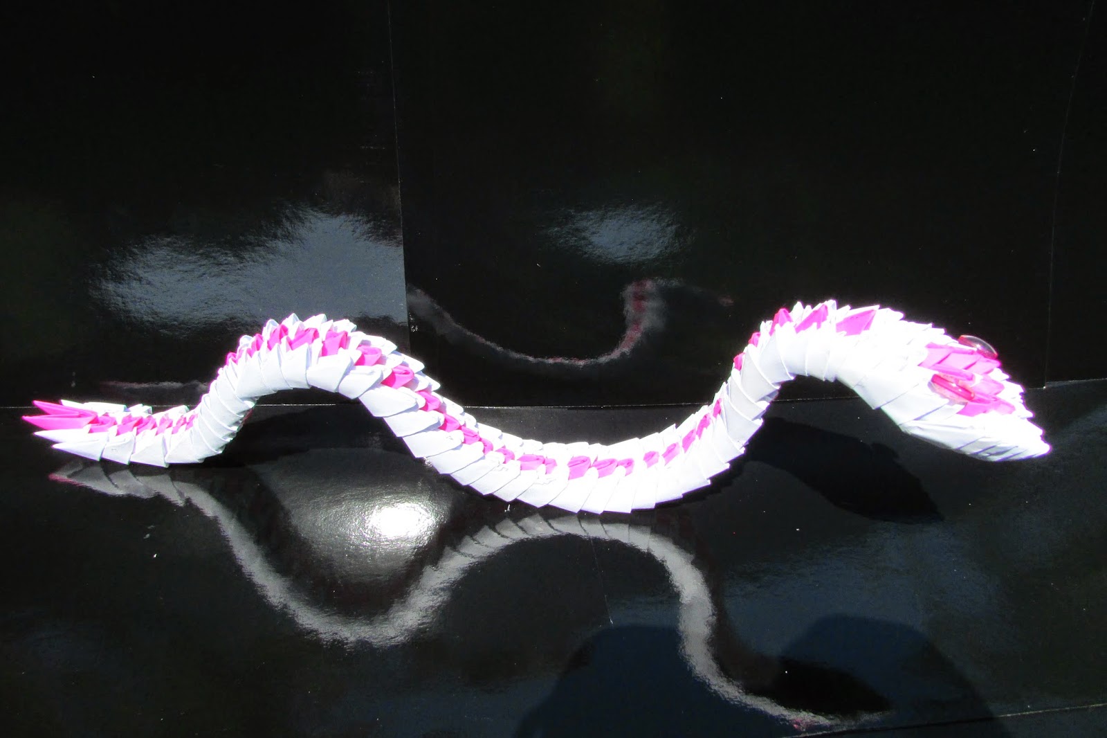 Angel 007 Basteleien: Origami Schlange