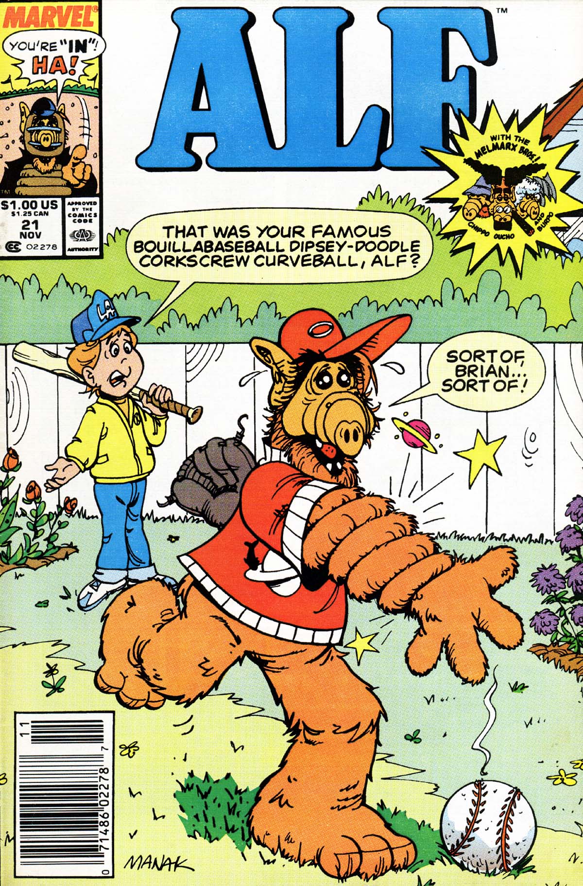 Read online ALF comic -  Issue #21 - 1