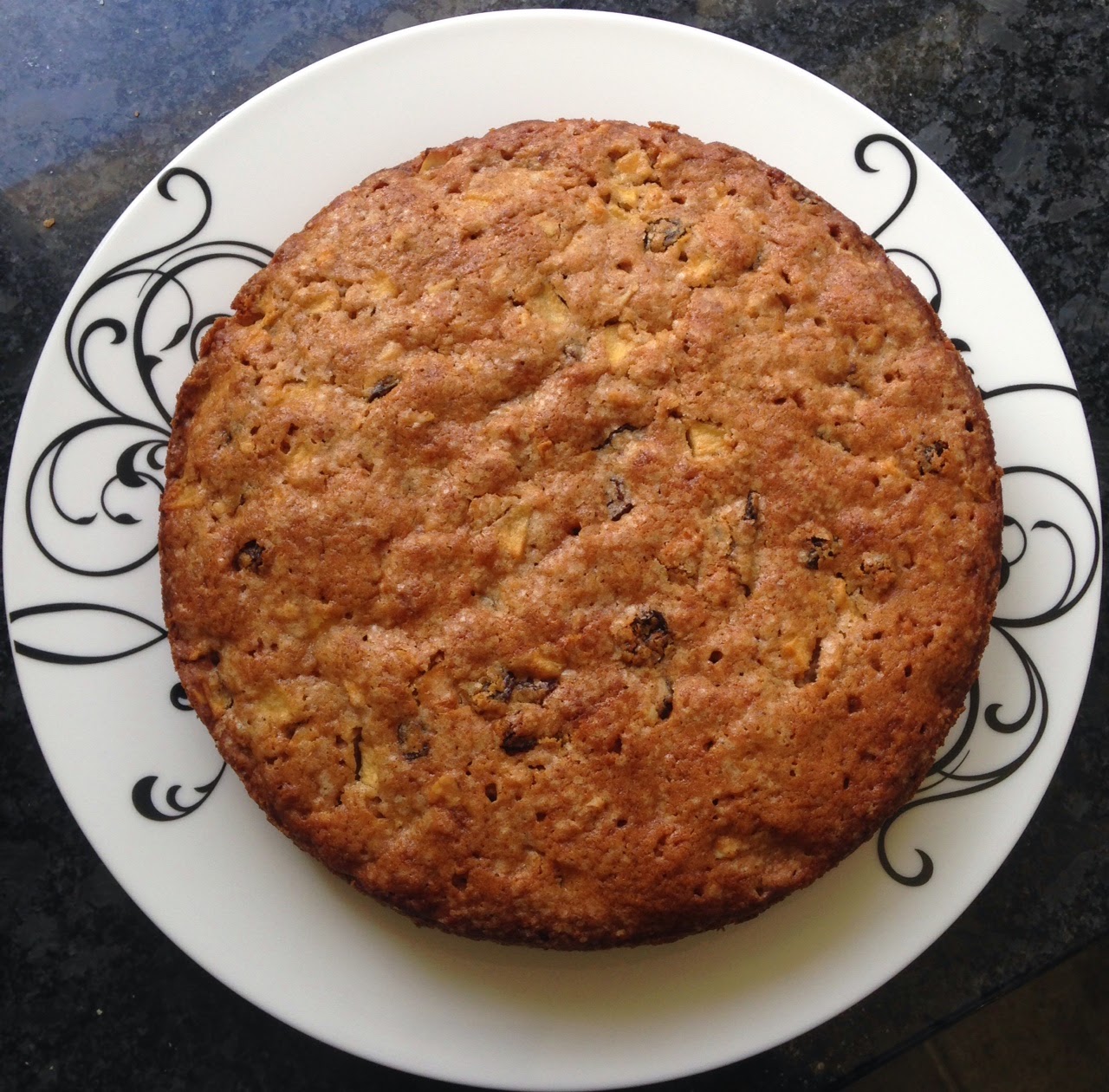 Tales from a Caffeinated Weka Apple and sultana spice cake