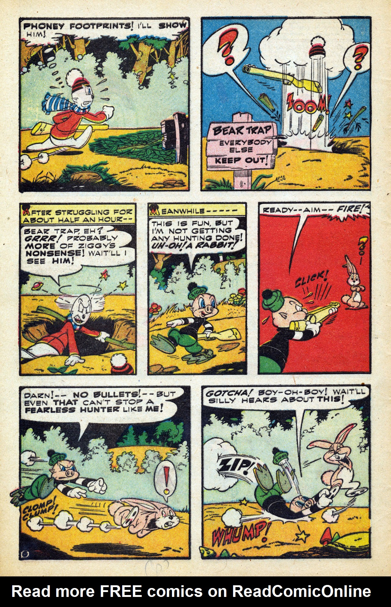 Read online Ziggy Pig-Silly Seal Comics (1944) comic -  Issue #3 - 8
