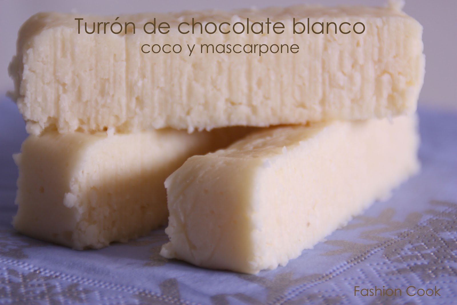 Fashion Cook Turr N De Chocolate Blanco Coco Y Mascarpone