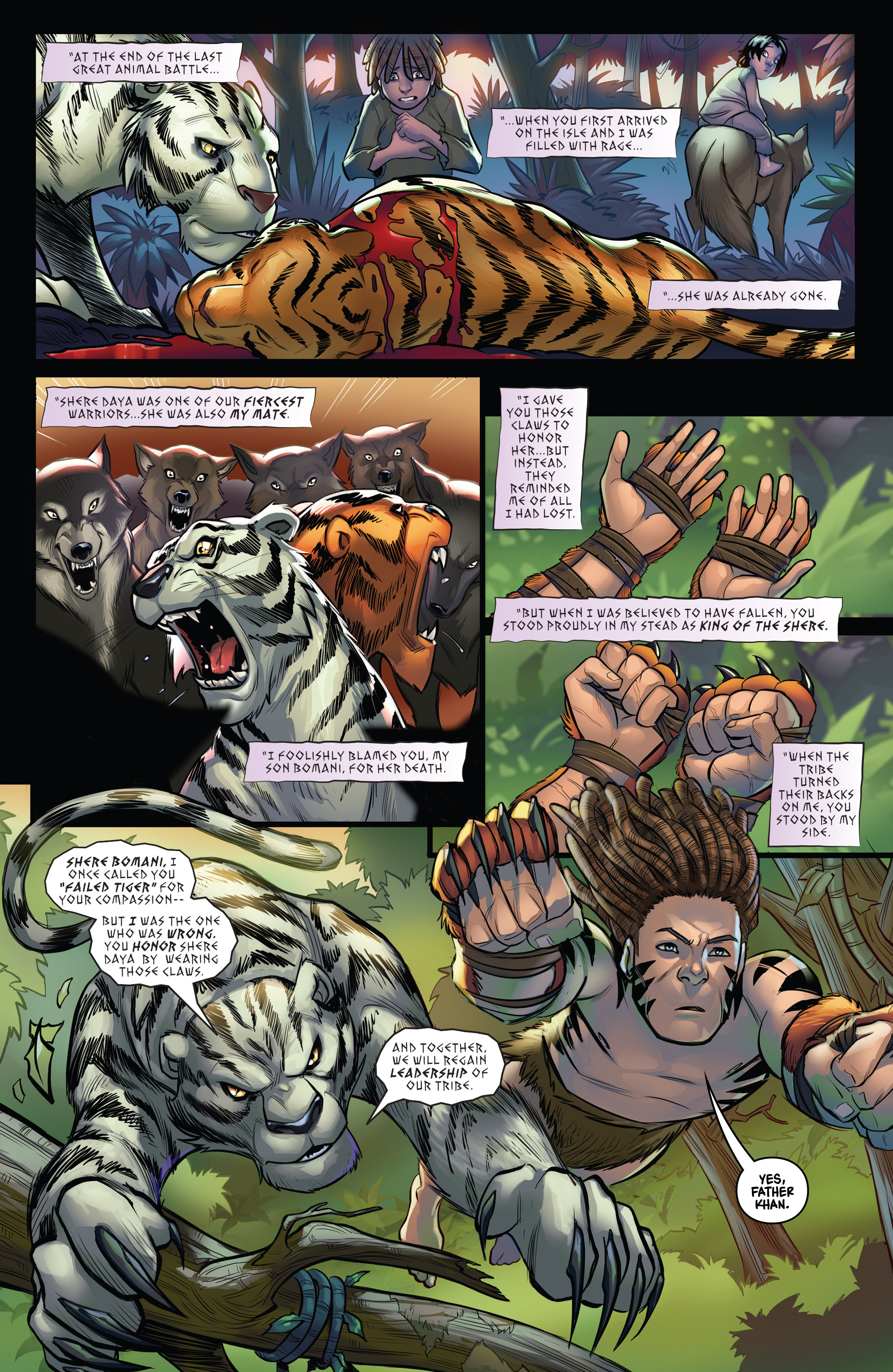 Read online Grimm Fairy Tales presents The Jungle Book: Fall of the Wild comic -  Issue #3 - 3