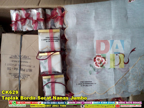 jual Taplak Bordir Serat Nanas Jumbo