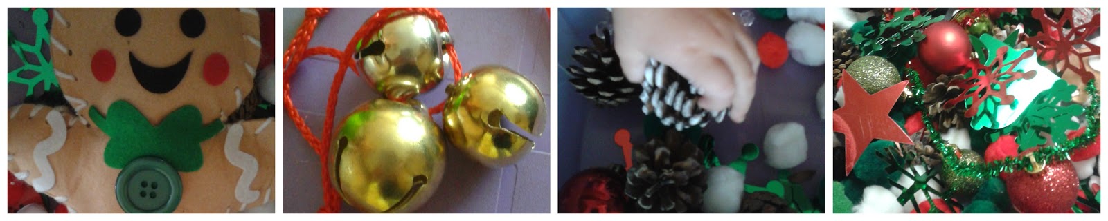 Learning and Exploring Through Play: Christmas Sensory Play