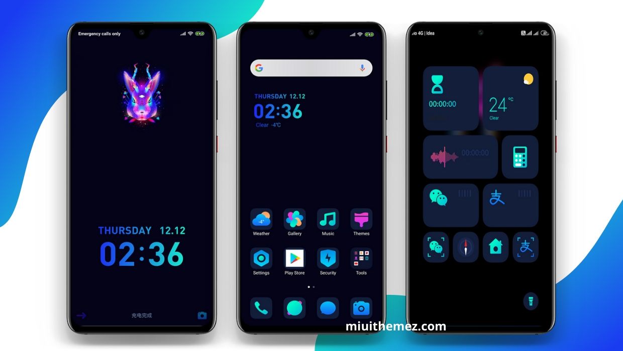 Best Lockscreen Theme for MIUI | Dark UI MIUI 11 Theme Best Lockscreen Theme for MIUI | Dark UI MIUI 11 Theme