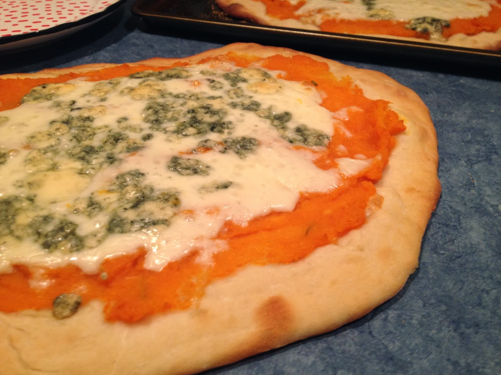 Butternut and Blue Cheese Pizza