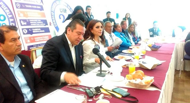 Consejo de Taxistas y la CTM se sumarán al fortalecimiento de seguridad en Puebla