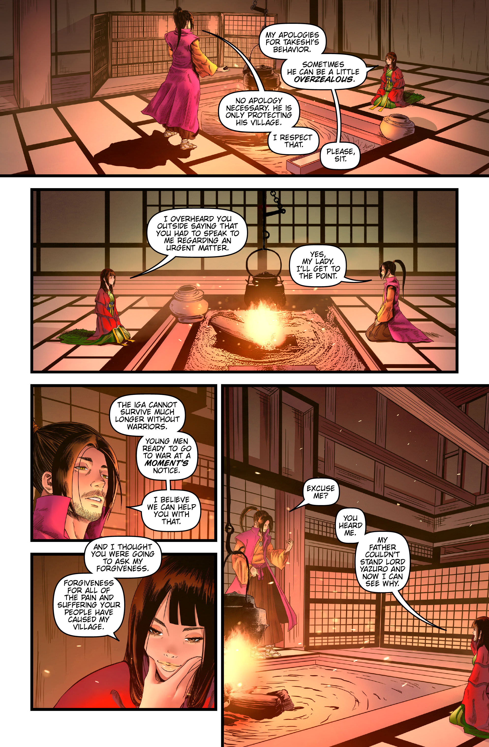 Read online Honor and Curse comic -  Issue #8 - 19