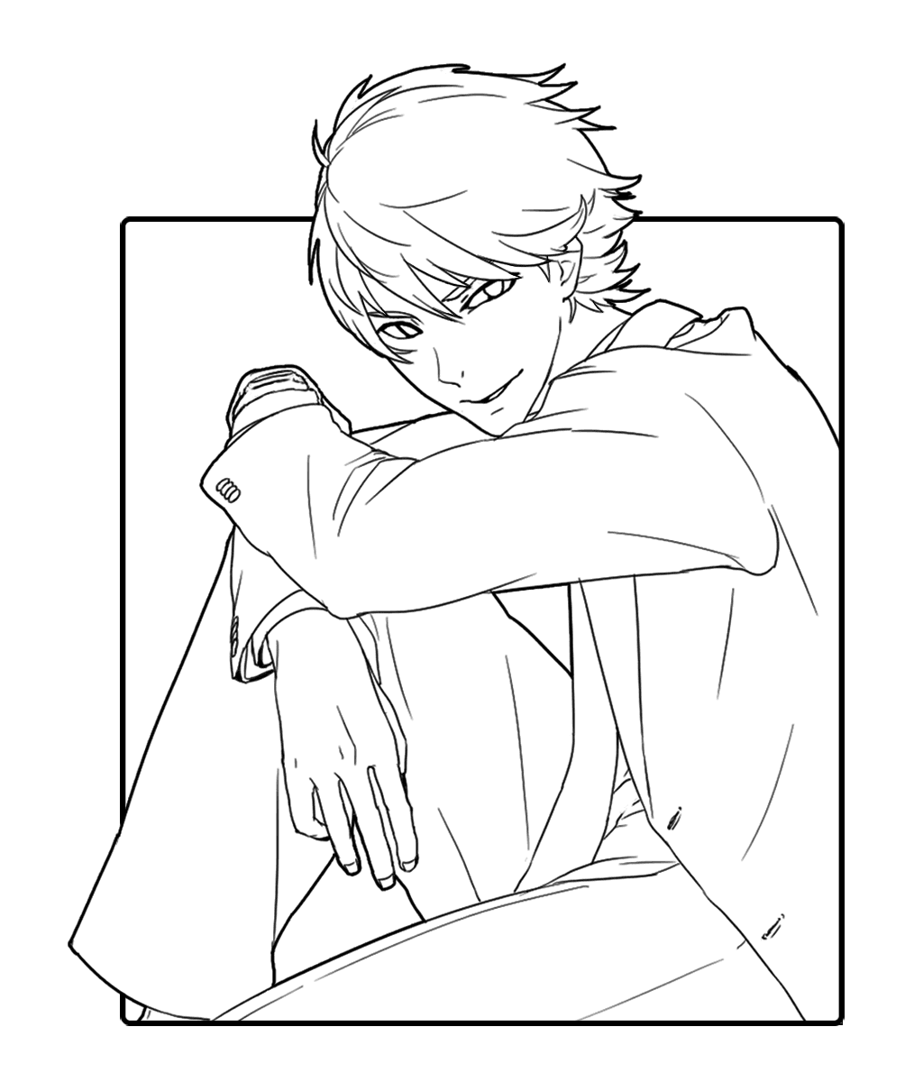 Kumpulan Mewarnai Gambar Sketsa Cowok Ganteng Desain Interior Exterior