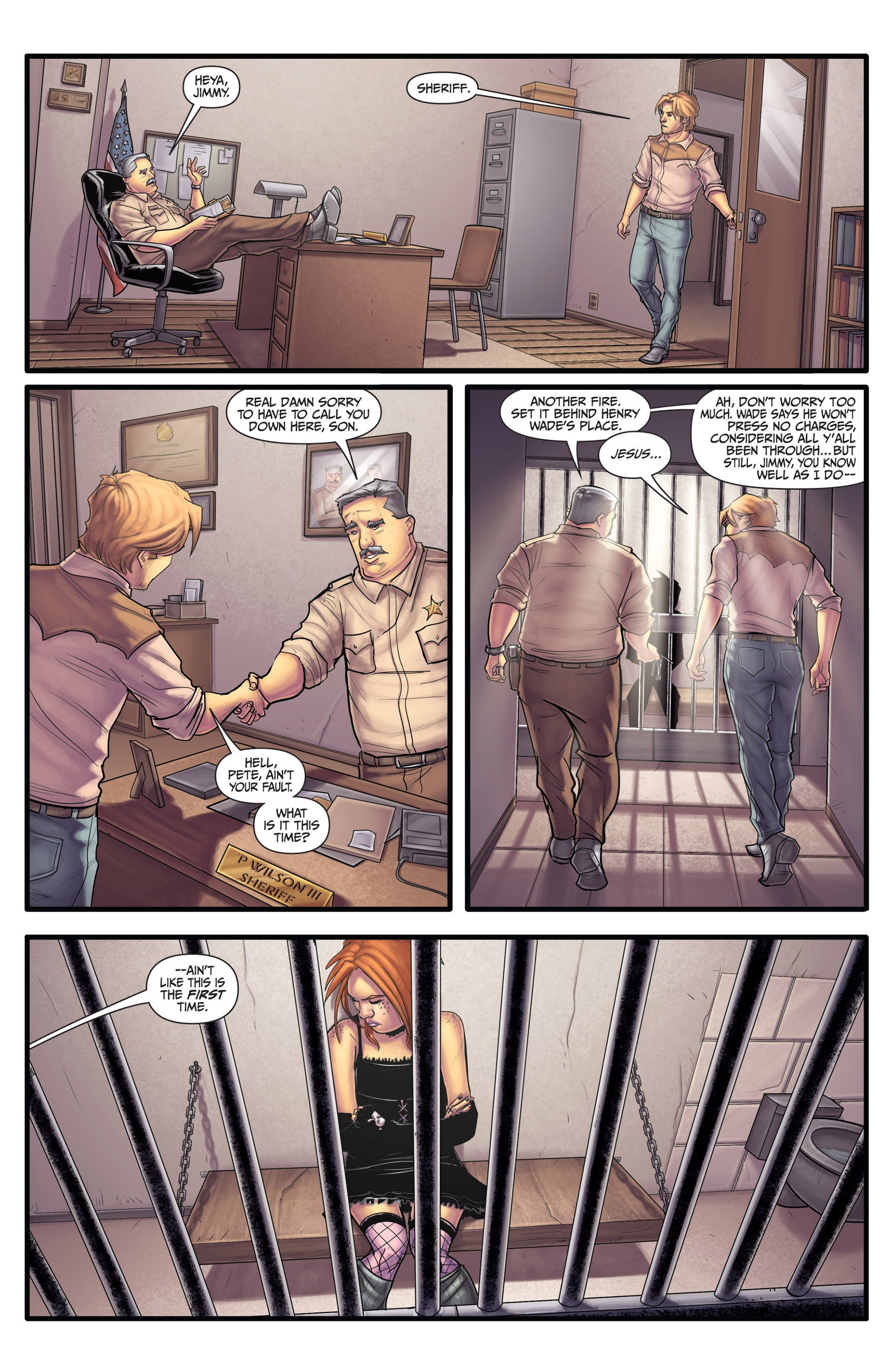 Read online Morning Glories comic -  Issue # _TPB 3 - 156