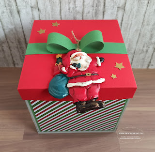 Geburtstags Explosionsbox In Gold Und Rosa Kleine Geschenke