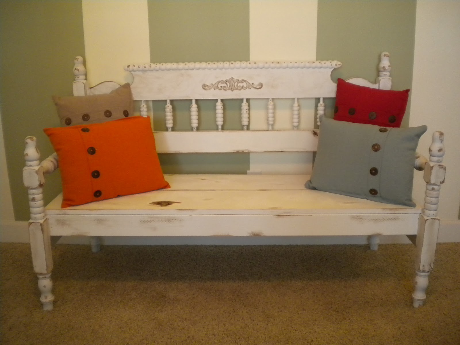 Juniper's Loft antique headboard bench **REDUCED**