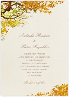 "Autumn Boughs" invitation by Paperless Post
