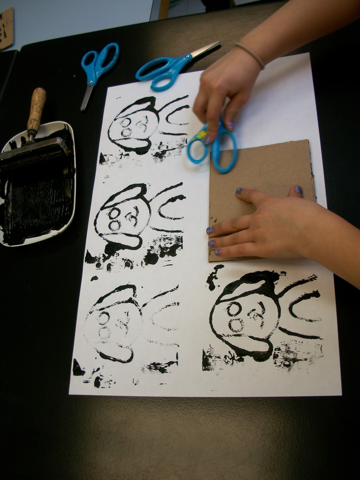 Colorful Masters Relief Prints