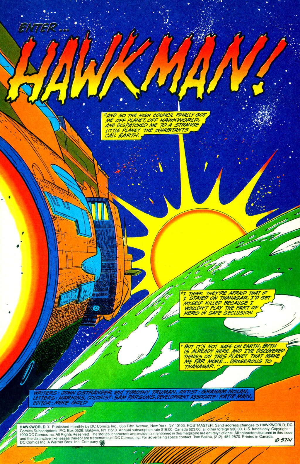 Read online Hawkworld (1990) comic -  Issue #2 - 2