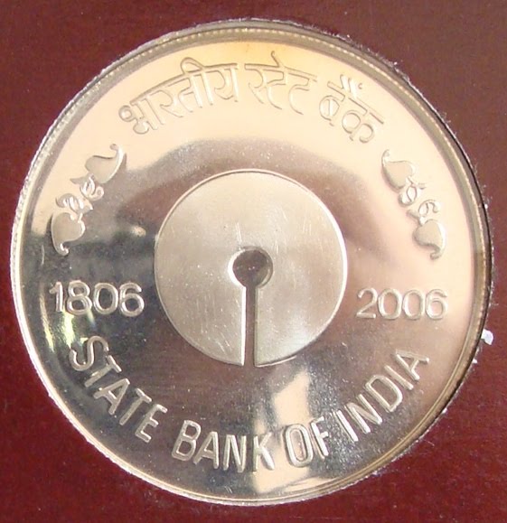 Coins of INDIA SBI 100 Rupees Coin 18062006