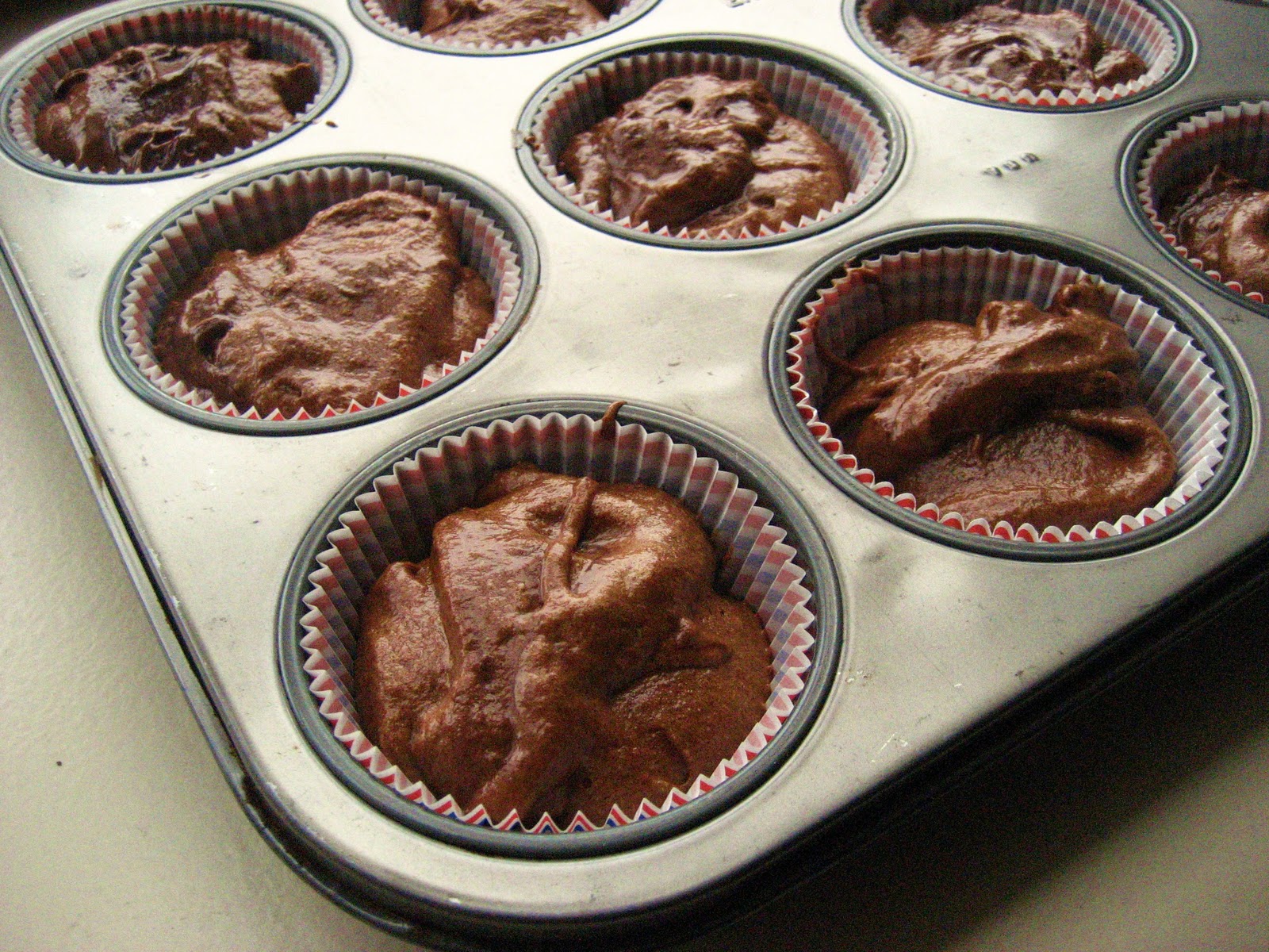 The Foodie Next Door Chocolate Soufflé Cupcakes