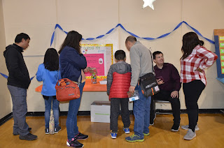 Students participate in Family Math Day at Moscone Elementary School.