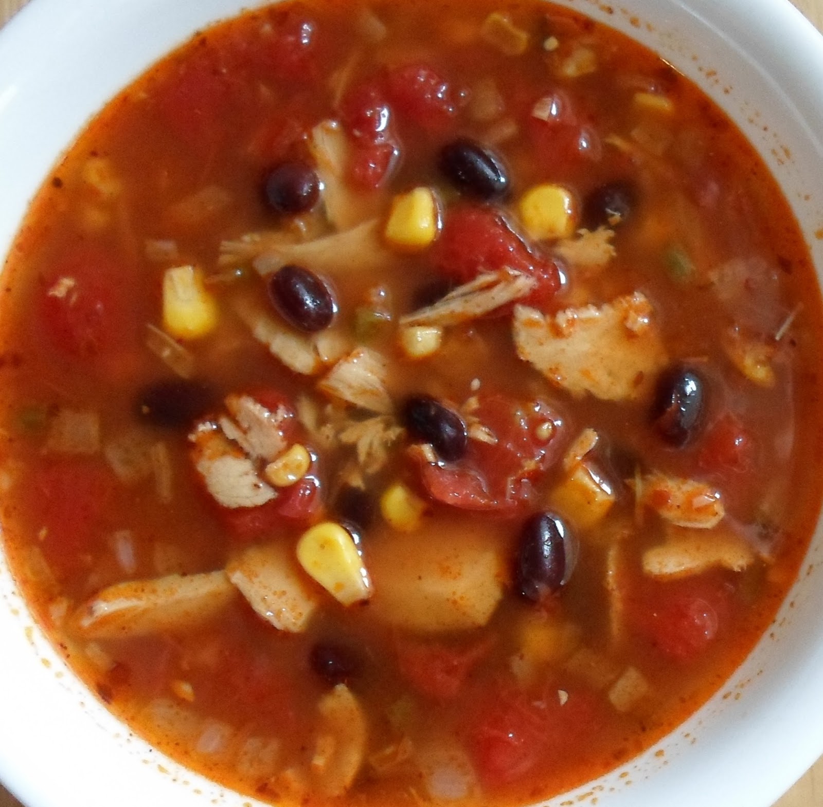 Happier Than A Pig In Mud Southwestern Turkey and Black Bean Soup