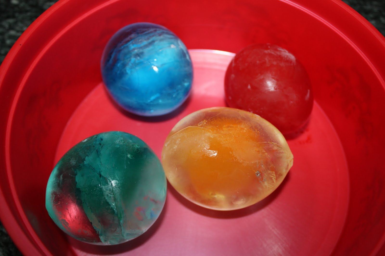 Superheroes and Princesses Frozen Water Balloon Art