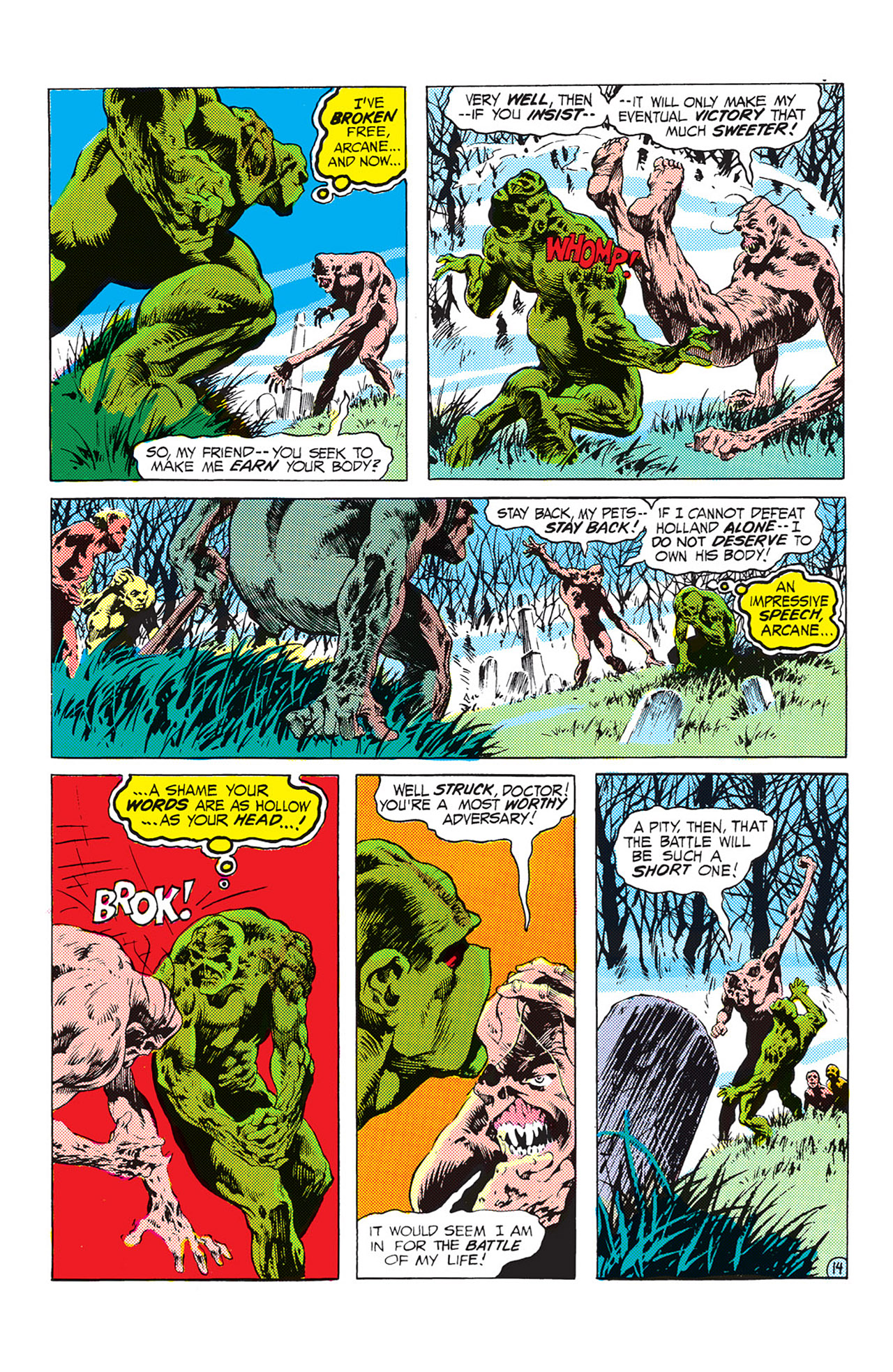 Read online Swamp Thing (1982) comic -  Issue #18 - 15