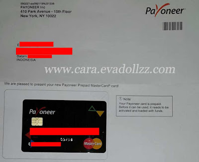 Ayo Aktifasi Kartu Payoneer yang Baru - Activated Our Payoneer Card