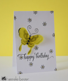 vellum butterfly card