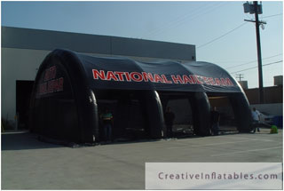 Creatable Inflatables: Commercial Grade Inflatable Auto Hail Repair Tents