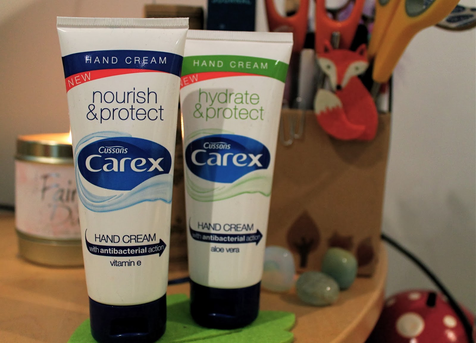Beauty Review Carex Hand Creams.