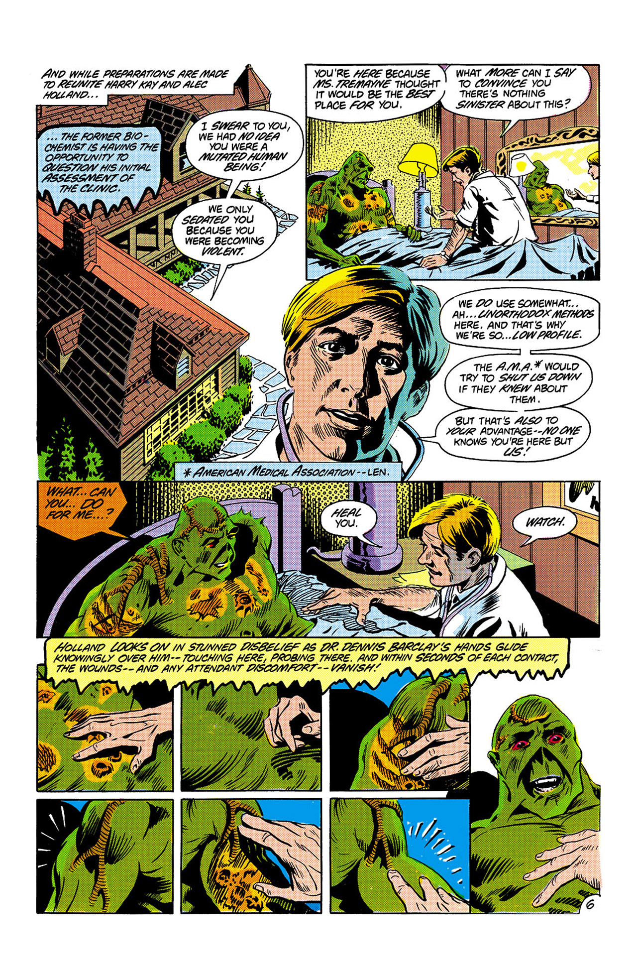 Read online Swamp Thing (1982) comic -  Issue #5 - 7