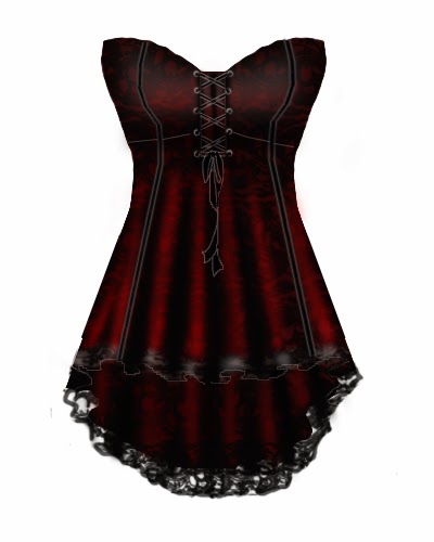 BlueBerry Hill Fashions: Gothic Corset Lace Top PLUS SIZE FASHIONS