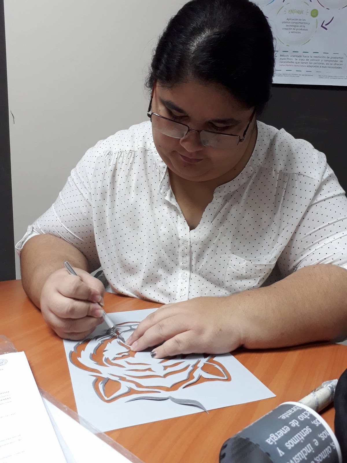 Stencil Printmaking Process