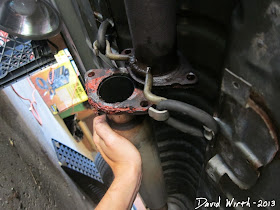 remove resonator bolts, pipe, rusted, how to 