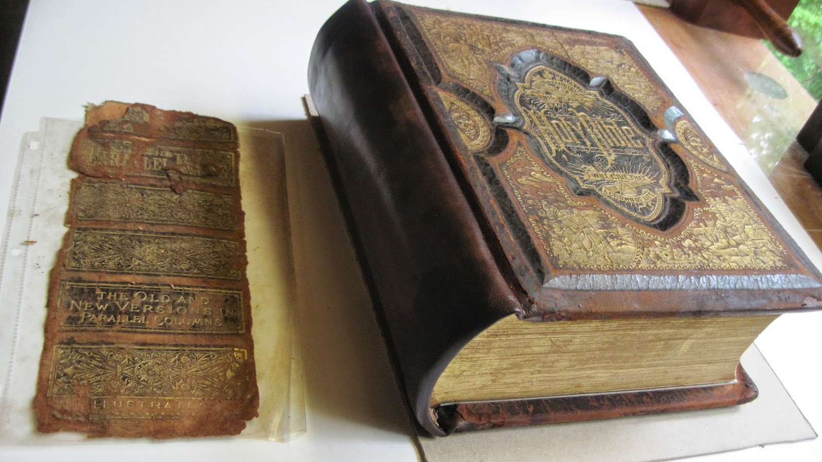 Fine Book Binding and Restoration Hierloom Family Bible Restoration