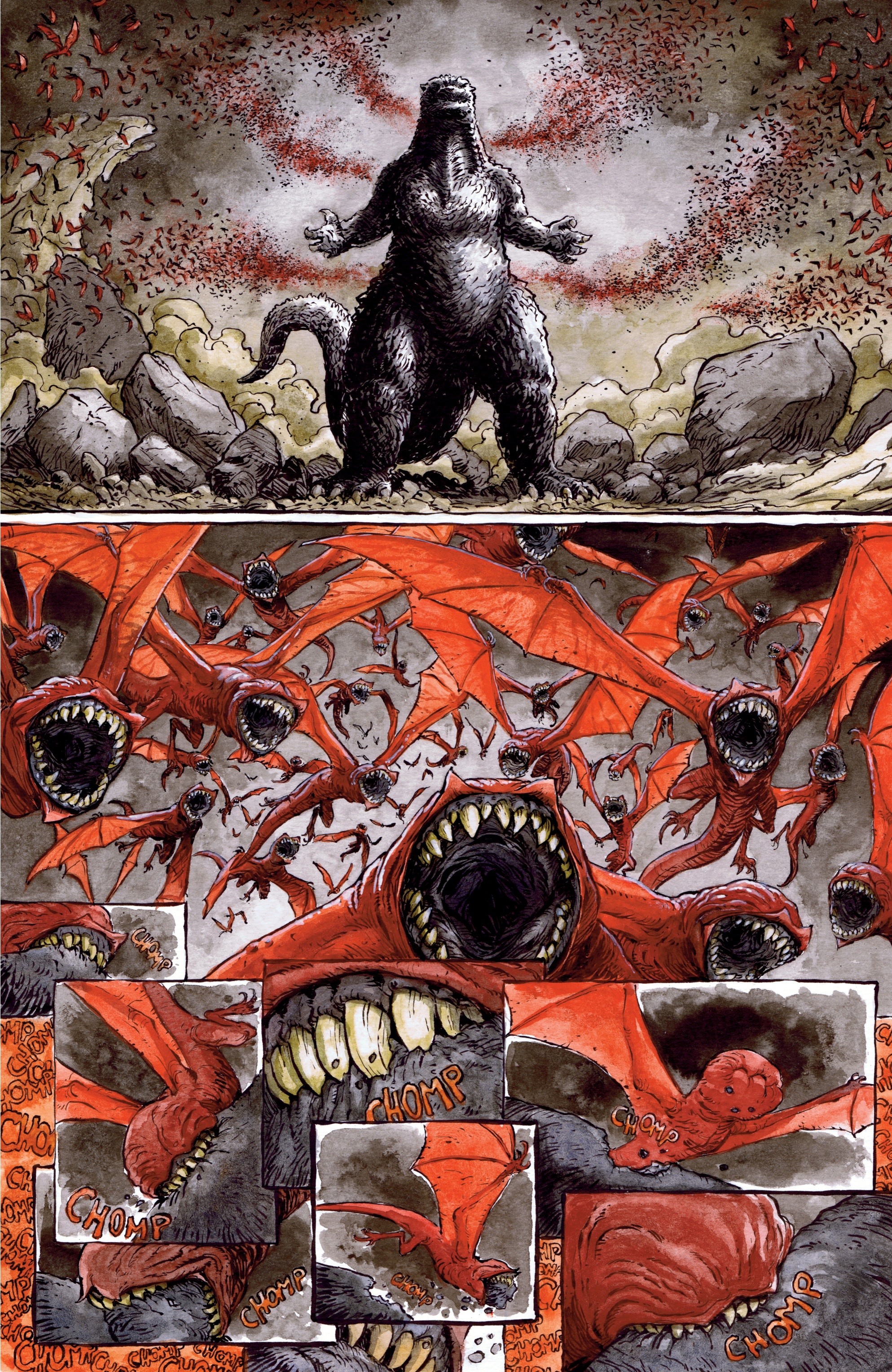 Read online Godzilla in Hell (2015) comic -  Issue #5 - 14