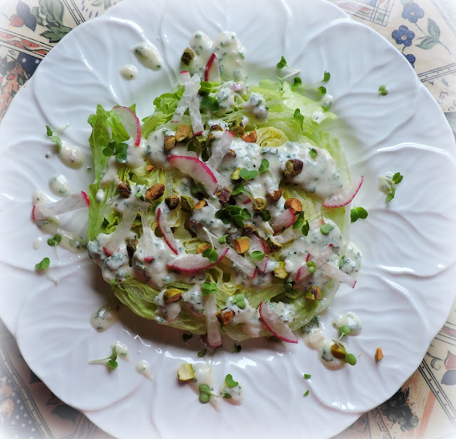 Creamy Herb Dressed Lettuce Steaks