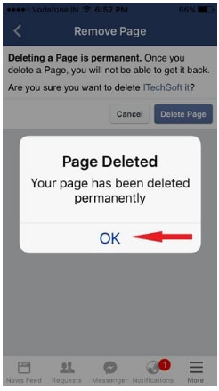 How Do I Delete A Page I Created On Facebook