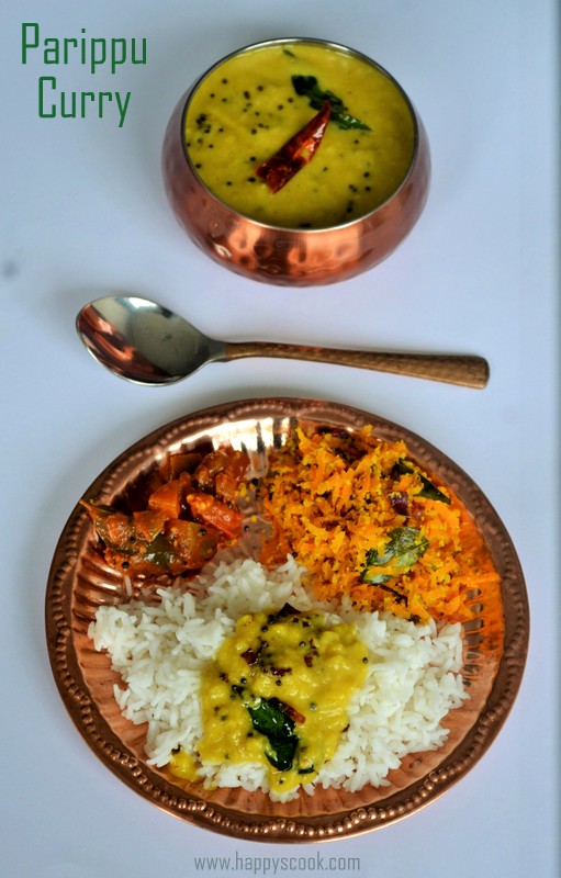 Kerala Parippu Curry Recipe Kerala Moong Dal curry Onam Sadya