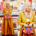 Jilbab Padu Padan Baju Warna Kuning Kunyit