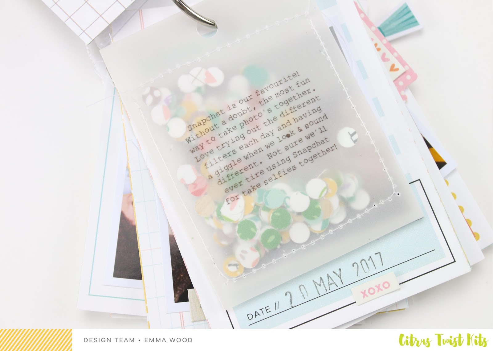 Citrus Twist Kits Blog Snapchat, Mini Album with Emma