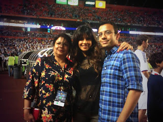 Priyanka Chopra watch the Real Madrid vs Chelsea match