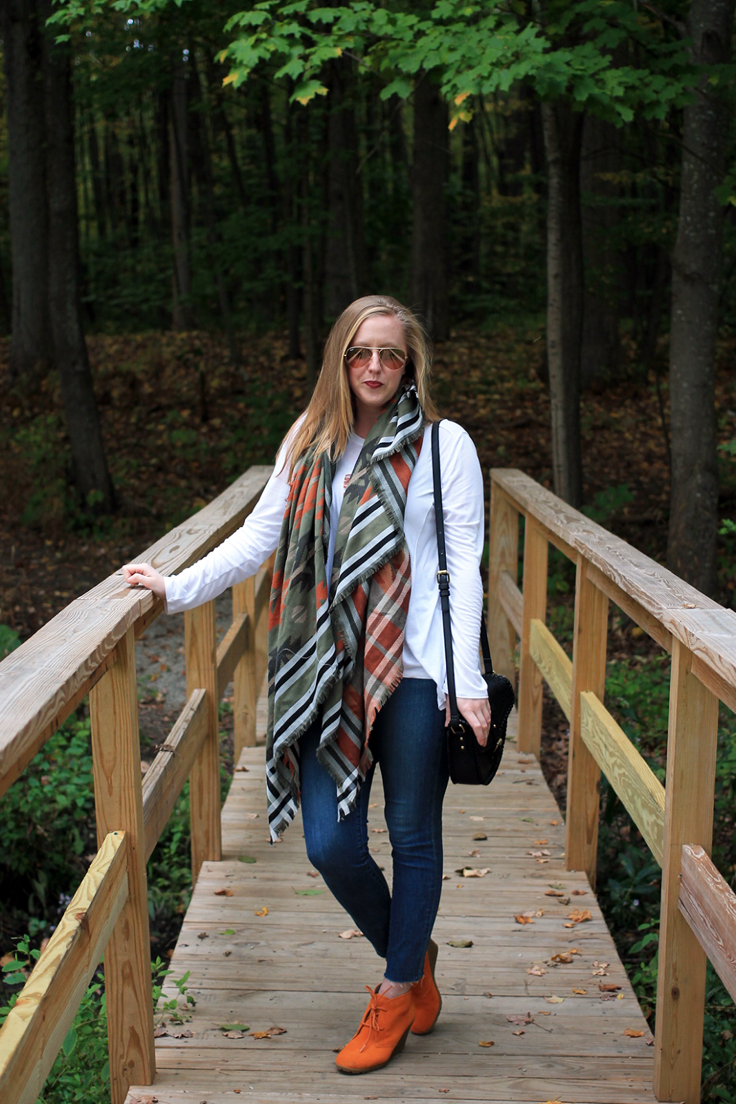 boston blogger fall; new england style blogger; white mountain shoe collaboration; bp southwestern scarf; nordstrom scarf under $30;